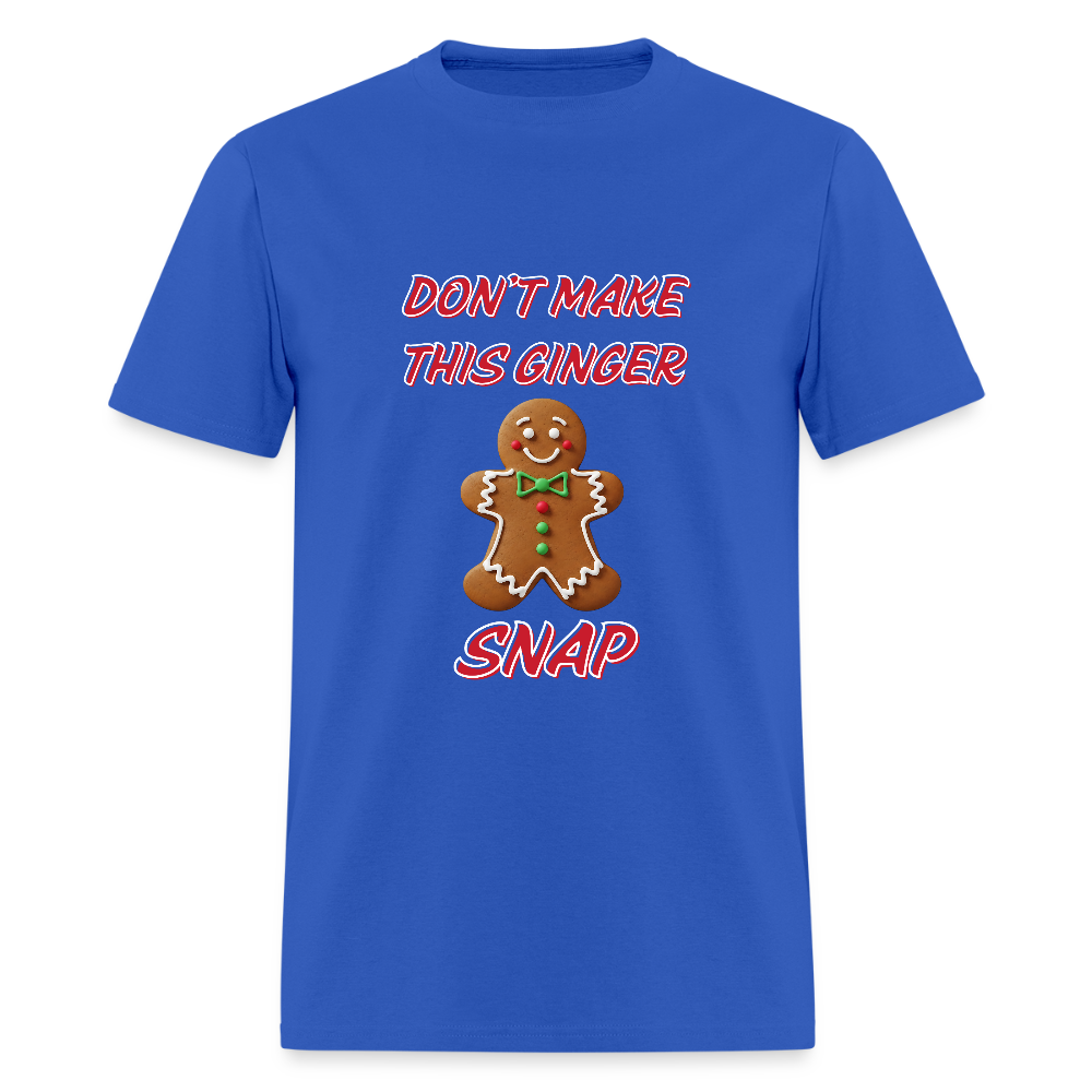 Ginger SNAP T-Shirt | GILDAN 5000 - royal blue