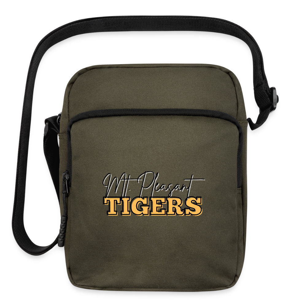 MP Tigers Upright Crossbody Bag - olive