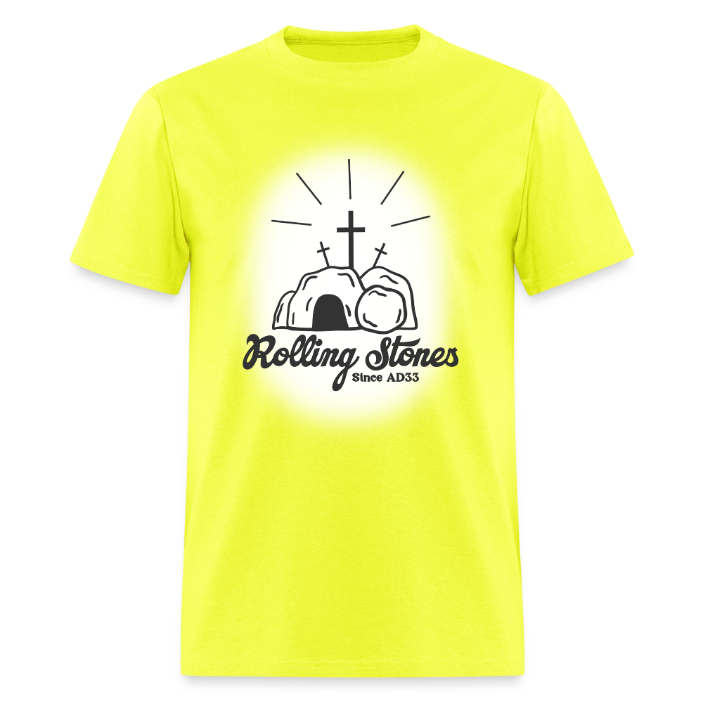 Rolling Stones Since AD33 T-Shirt | GILDAN 5000 - safety green