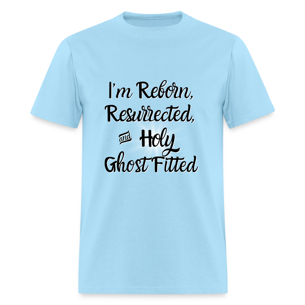 Holy Ghost Fitted 2 T-Shirt | GILDAN 5000 - powder blue