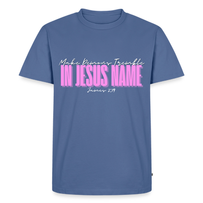 Make Demons Tremble James2:19 Premium Adult T-Shirt - stone blue 