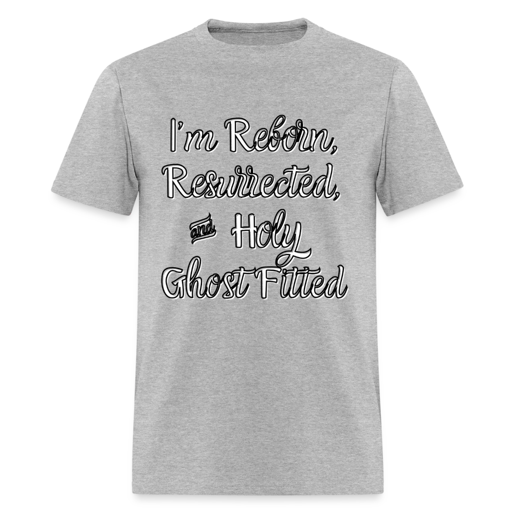 Holy Ghost Fitted T-Shirt | GILDAN 5000 - heather gray