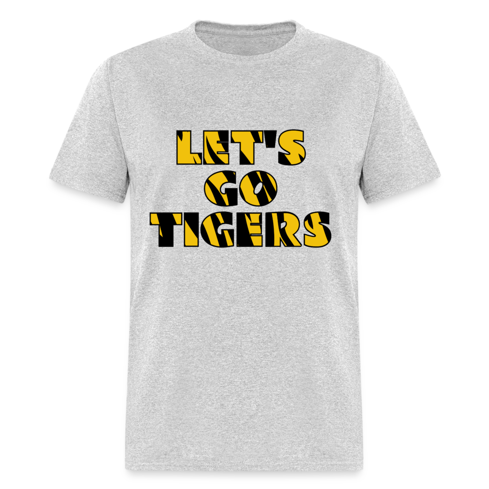 Let's Go Tigers Unisex Classic T-Shirt - heather gray