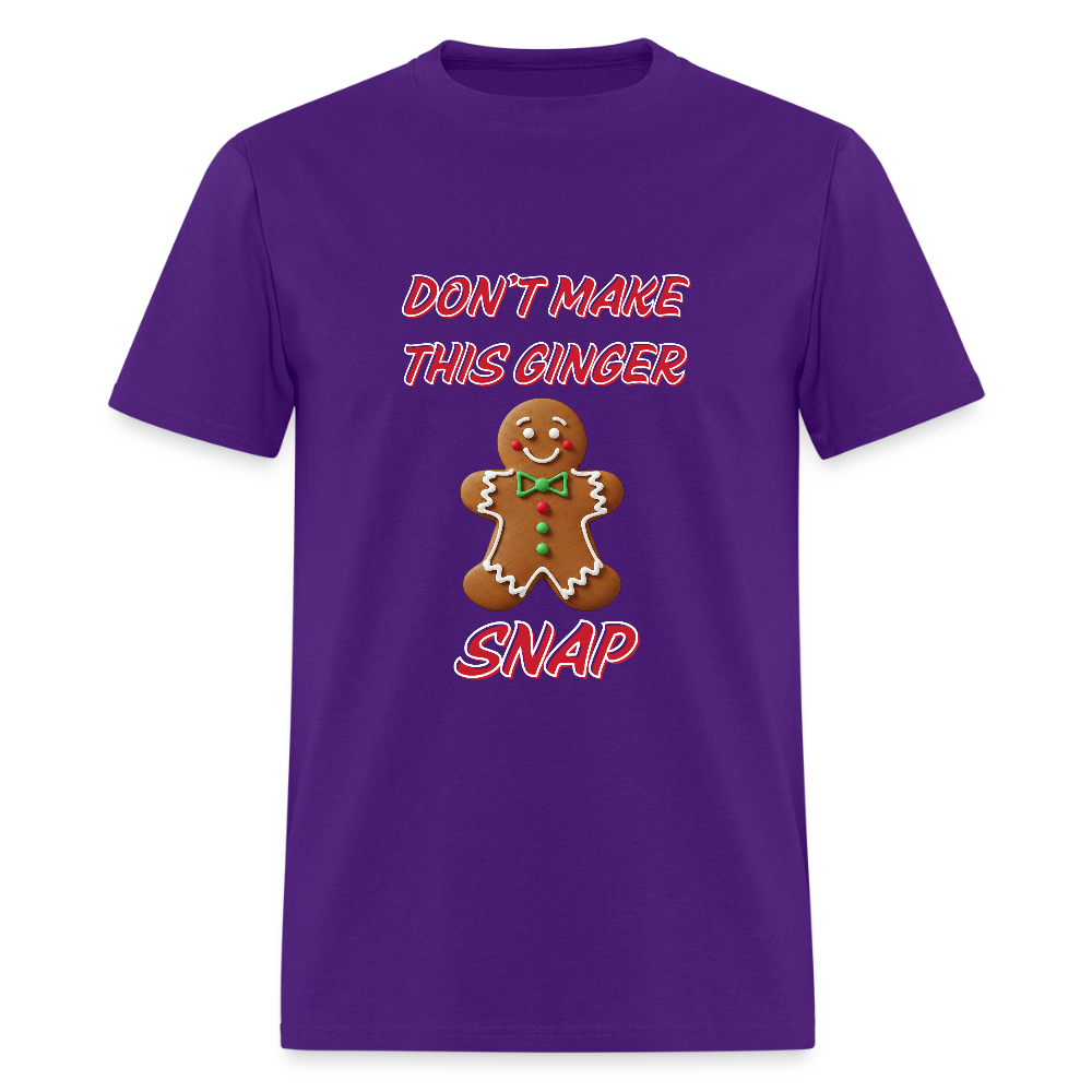 Ginger SNAP T-Shirt | GILDAN 5000 - purple