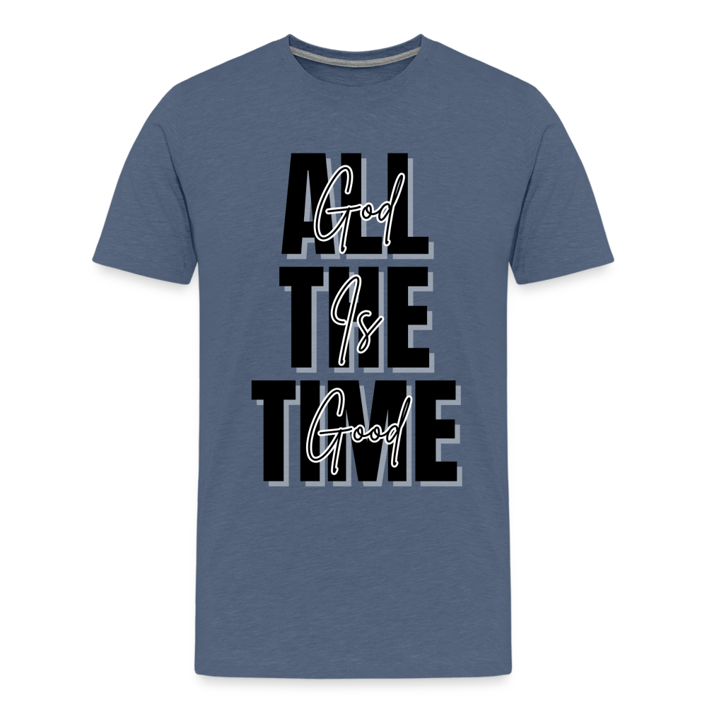 Psalm 34:8 Premium T-Shirt - heather blue