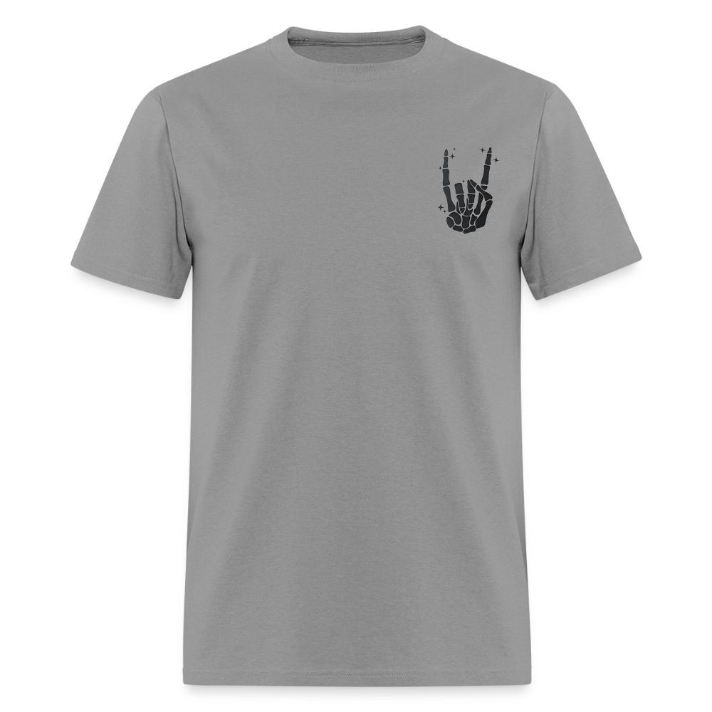 Chill the Fourth Out on Back T-Shirt | GILDAN 5000 - rock
