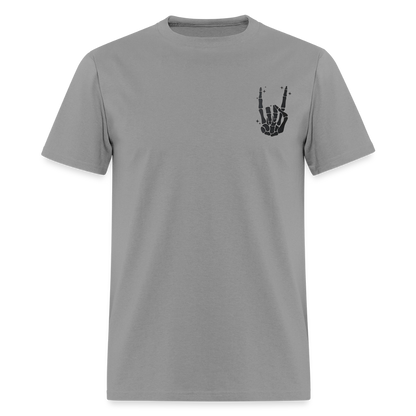 Chill the Fourth Out on Back T-Shirt | GILDAN 5000 - rock