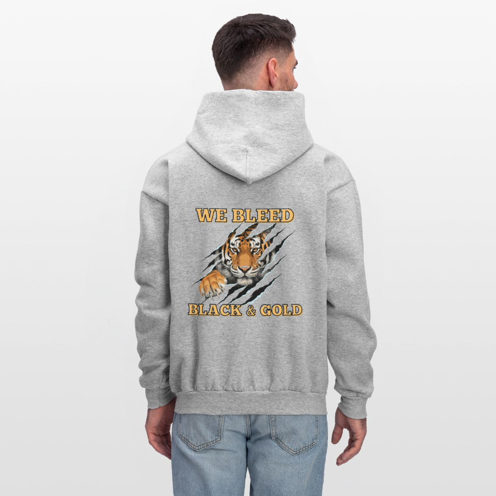 MP Tigers Bleed Black & Gold Men's Hoodie - heather gray