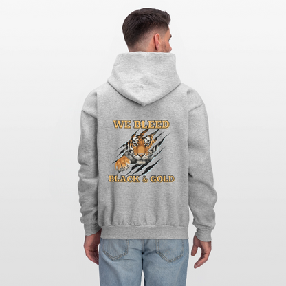 MP Tigers Bleed Black & Gold Men's Hoodie - heather gray