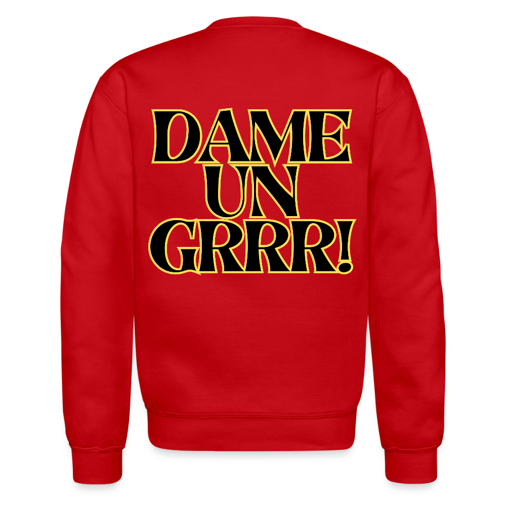 Solo aquí por el Tigre! Crewneck Sweatshirt - red