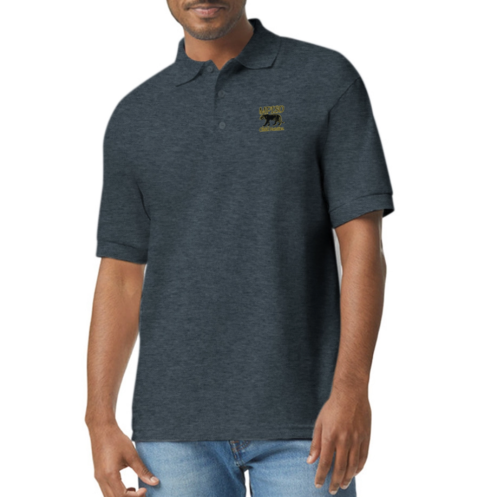 MPISD  Child Nutrition Gildan Unisex 50/50 Jersey Polo - deep heather