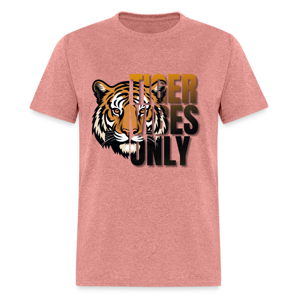 Tiger Vibes Only Unisex Classic T-Shirt - heather mauve