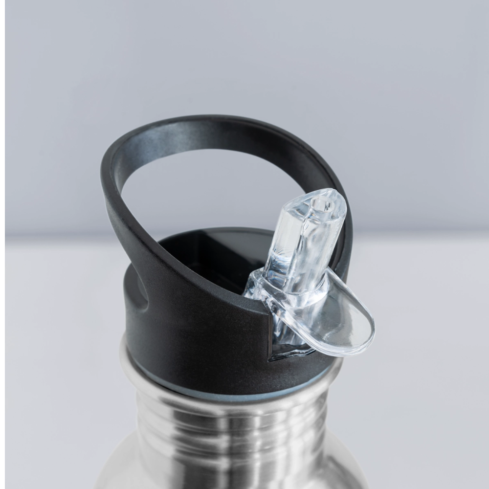 Lil Hurricanes Water Bottle - silver