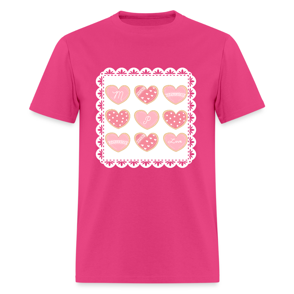 MP LOVE COOKIES- Child Nutrition T-Shirt | GILDAN 5000 - fuchsia