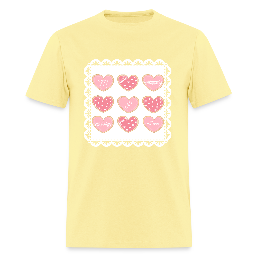 MP LOVE COOKIES- Child Nutrition T-Shirt | GILDAN 5000 - cornsilk