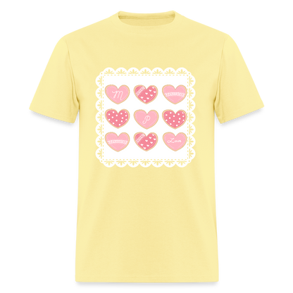 MP LOVE COOKIES- Child Nutrition T-Shirt | GILDAN 5000 - cornsilk