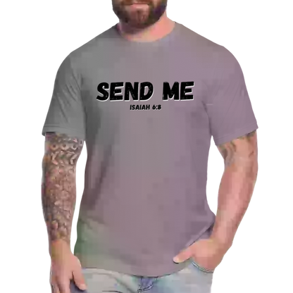 Send Me Unisex Jersey T-Shirt by Bella + Canvas - slate
