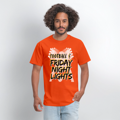 Football & Friday Night Lights T-Shirt | GILDAN 5000 - orange