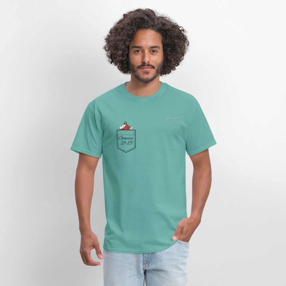 Genesis 28:15 Classic T-Shirt - aquatic