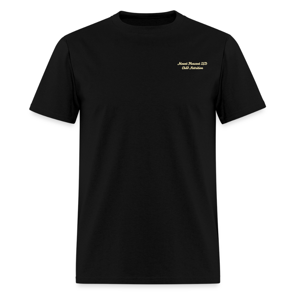 Peace Love Breakfast & Lunch Tiger T-Shirt | GILDAN 5000 - black