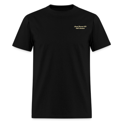 Peace Love Breakfast & Lunch Tiger T-Shirt | GILDAN 5000 - black
