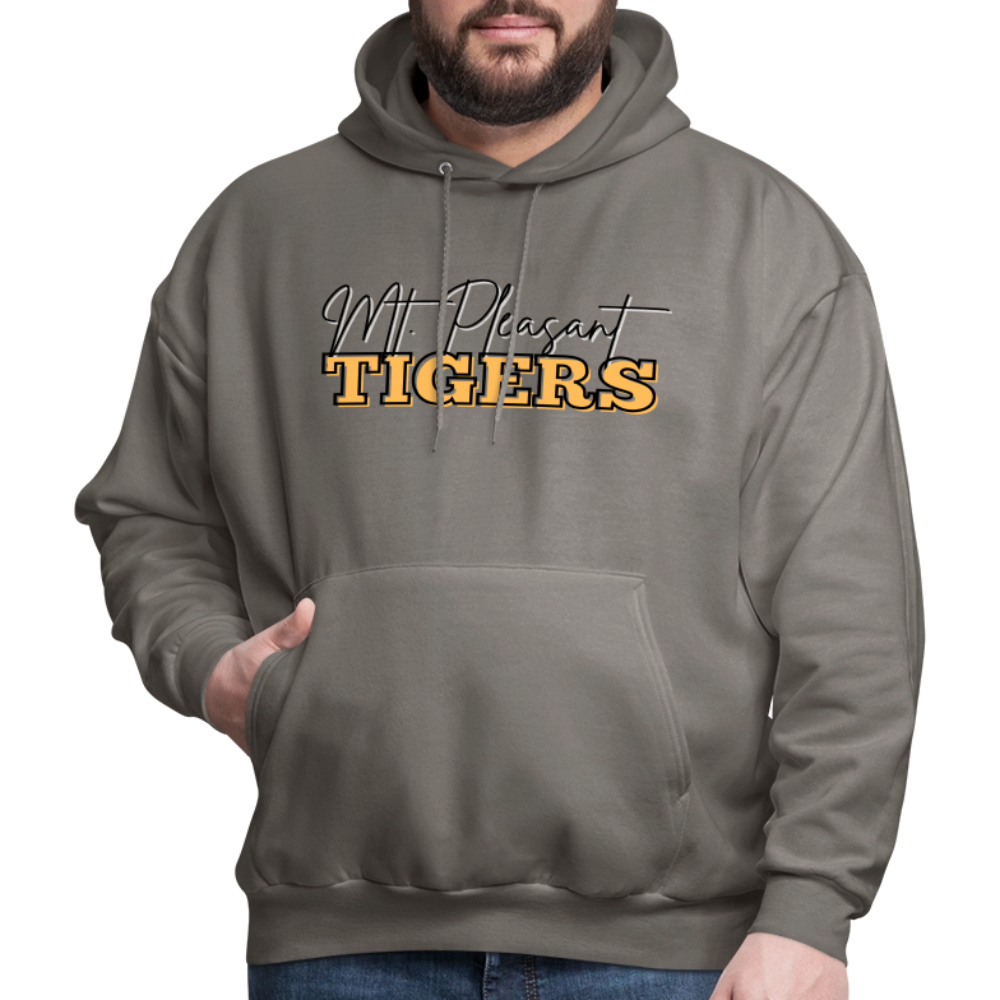 MP Bleed Black and Gold Hoodie - asphalt gray