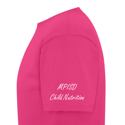 MP LOVE COOKIES- Child Nutrition T-Shirt | GILDAN 5000 - fuchsia