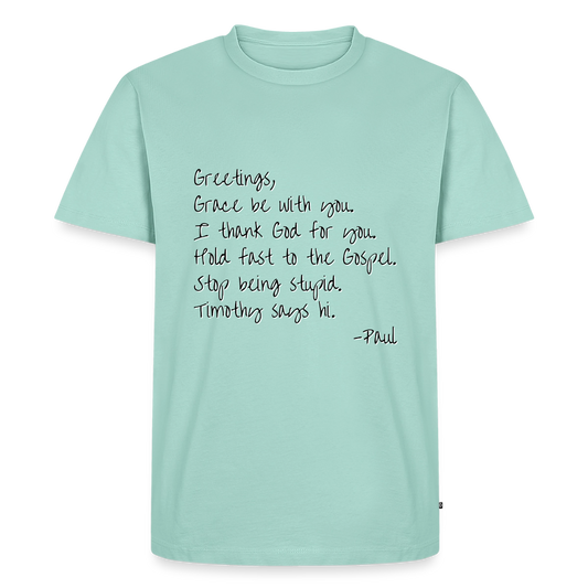 Letter From Paul Premium Adult T-Shirt - mint