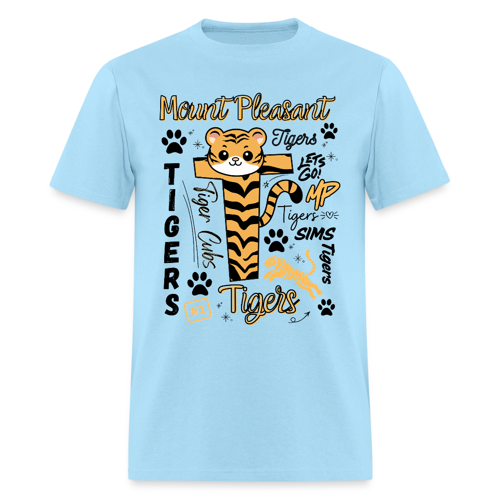 SIMS Tigers Adult T-Shirt | GILDAN 5000 - powder blue