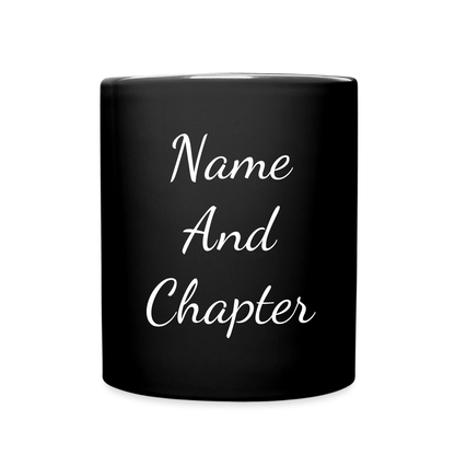 Customizable Zeta Phi Beta Full Color Mug - black