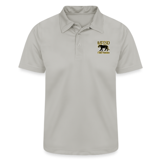MPISD Child Nutrition Tiger Unisex Command Snag Protection Polo - silver