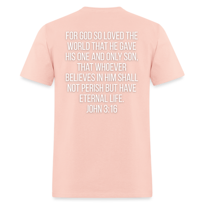 John 3:16 Classic T-Shirt - blush pink 