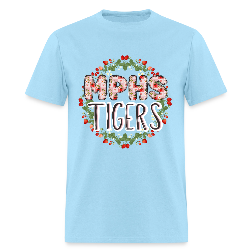MPHS Berry Special Care in Feeding Our Tigers T-Shirt | GILDAN 5000 - powder blue