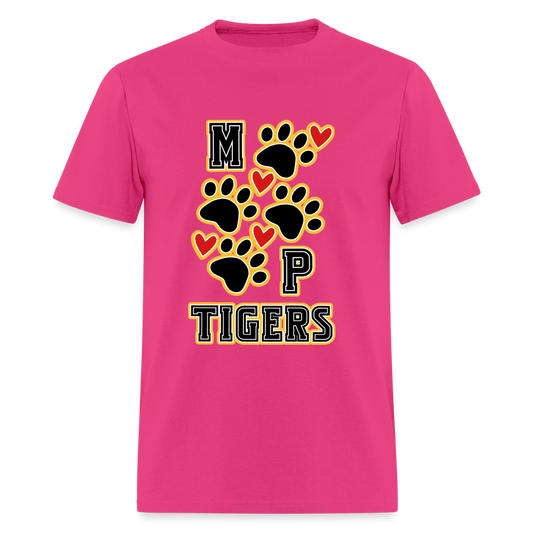 MP Tiger Heart & Sole T-Shirt | GILDAN 5000 - fuchsia