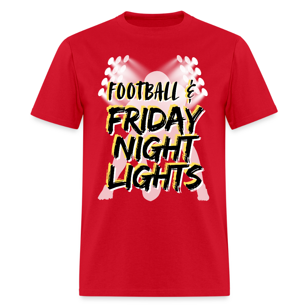 Football & Friday Night Lights T-Shirt | GILDAN 5000 - red