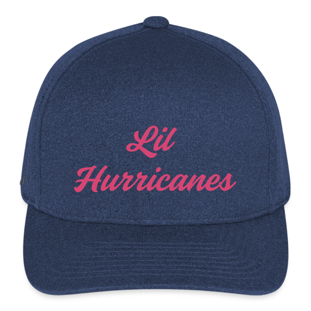Lil Hurricanes #2 Flexfit  Melange Baseball Cap - heather navy
