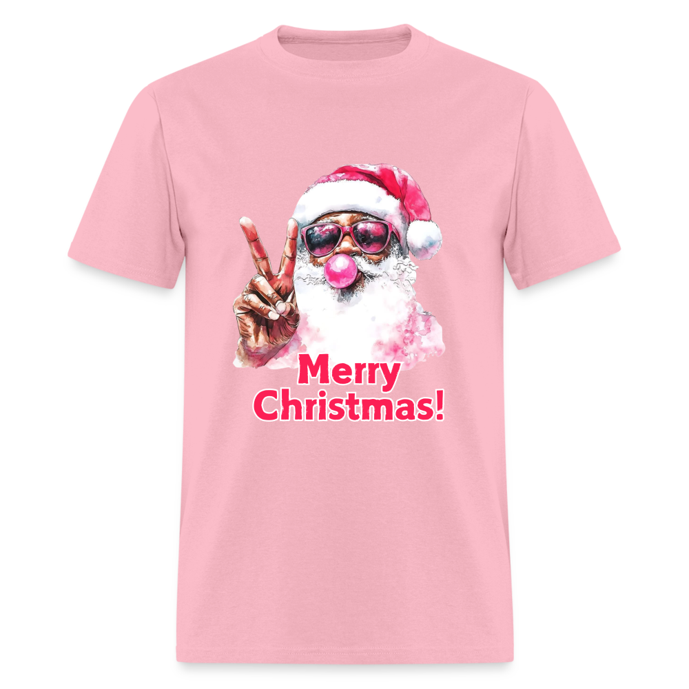 Peace Merry Christmas Unisex Classic T-Shirt - pink