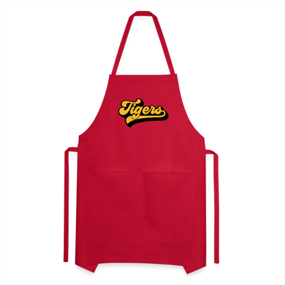 Tigers Adjustable Apron - red