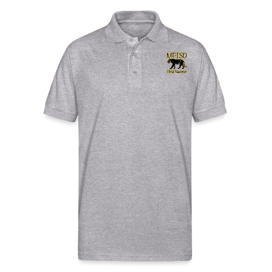 MPISD  Child Nutrition Gildan Unisex 50/50 Jersey Polo - heather gray