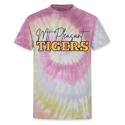 MP Tigers Bleed Black & Gold Unisex Tie Dye T-Shirt - Desert Rose