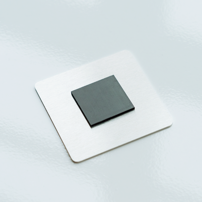 Tiger Vibes Only Square Magnet - white