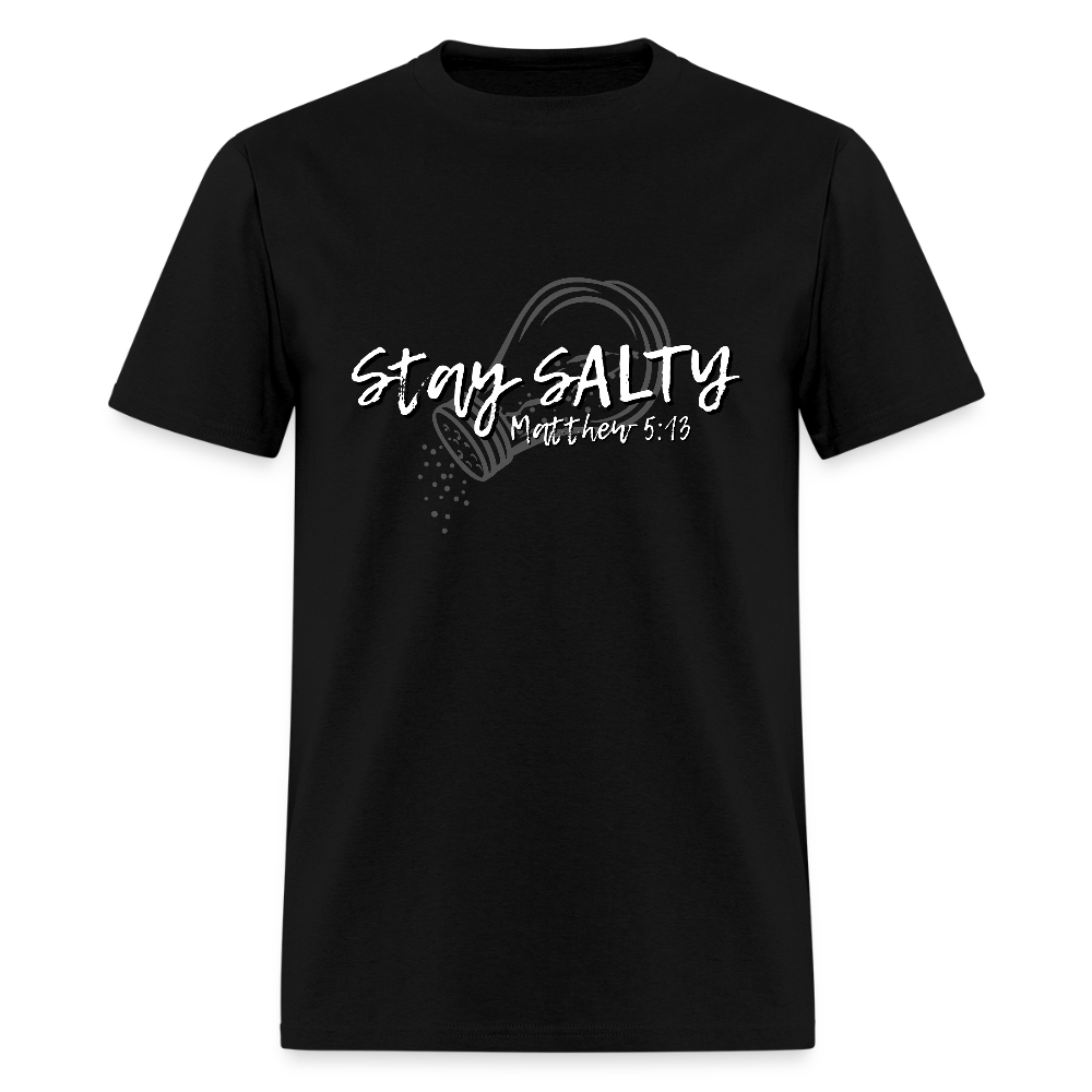 Stay Salty T Shirt - black