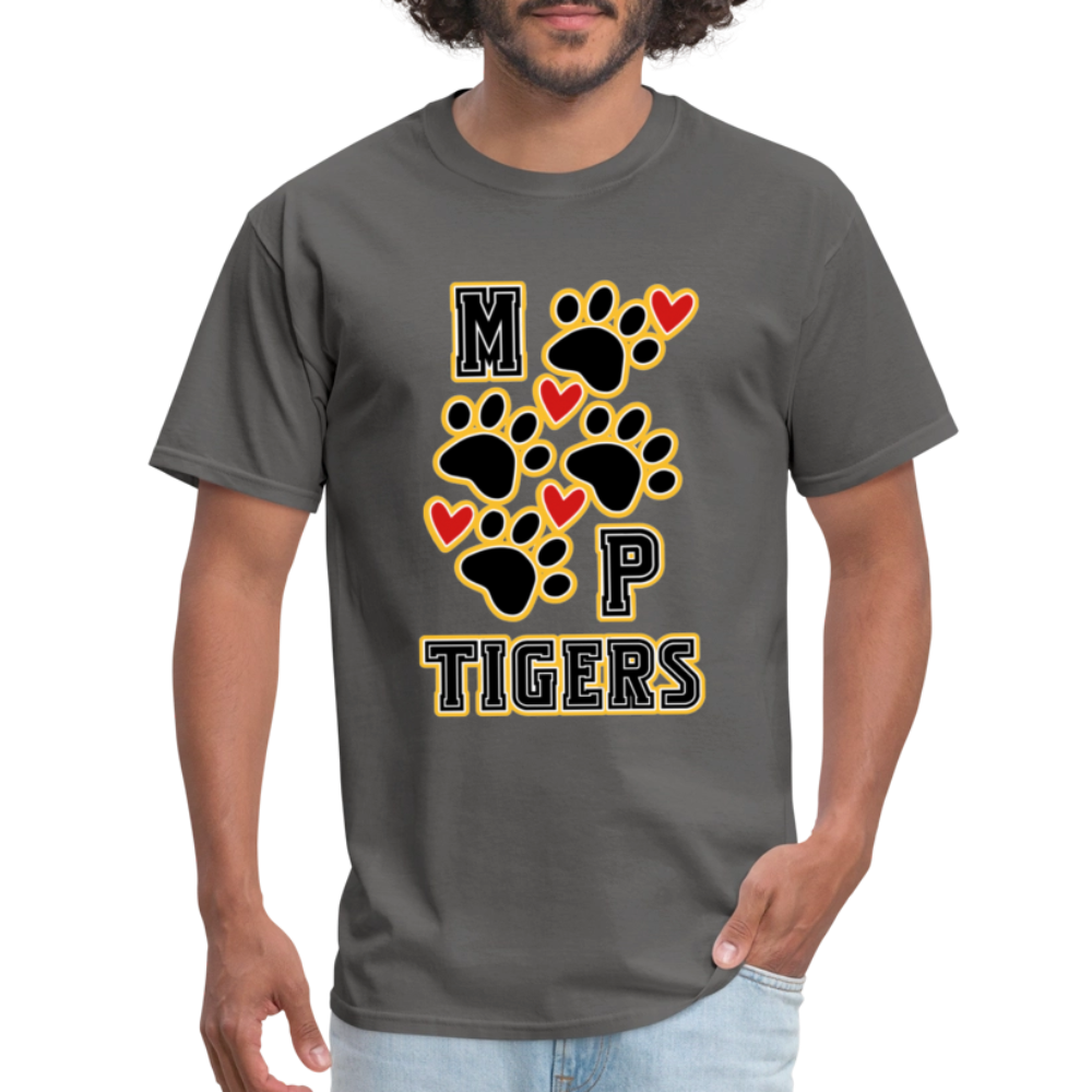 MP Tiger Heart & Sole T-Shirt | GILDAN 5000 - charcoal