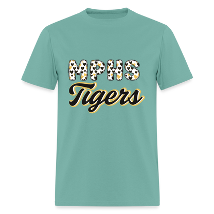 MPHS Black and Gold Love  T-Shirt | GILDAN 5000 - aquatic