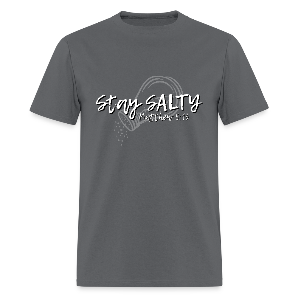 Stay Salty T Shirt - charcoal