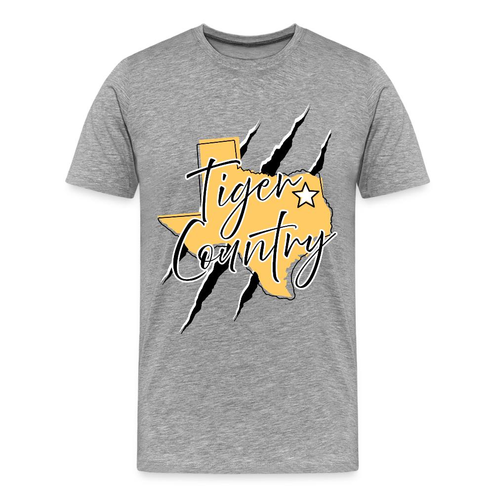 Tiger Country Premium Adult T-Shirt - heather gray