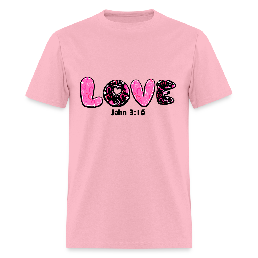 Love John 3:16 Classic T-Shirt - pink
