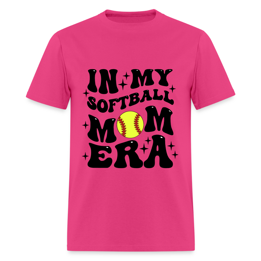Softball Mom Era Classic T-Shirt - fuchsia