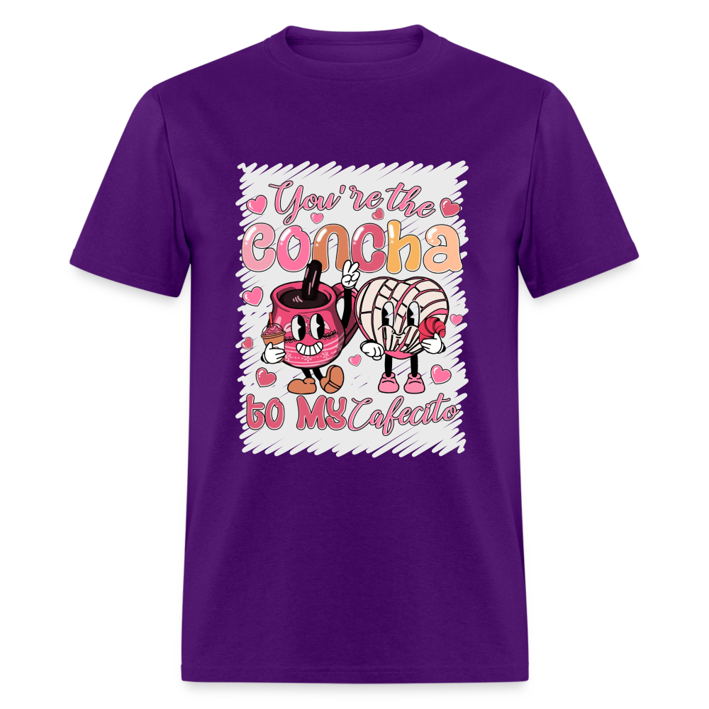 Concha to my Cafecito Unisex Classic T-Shirt - purple