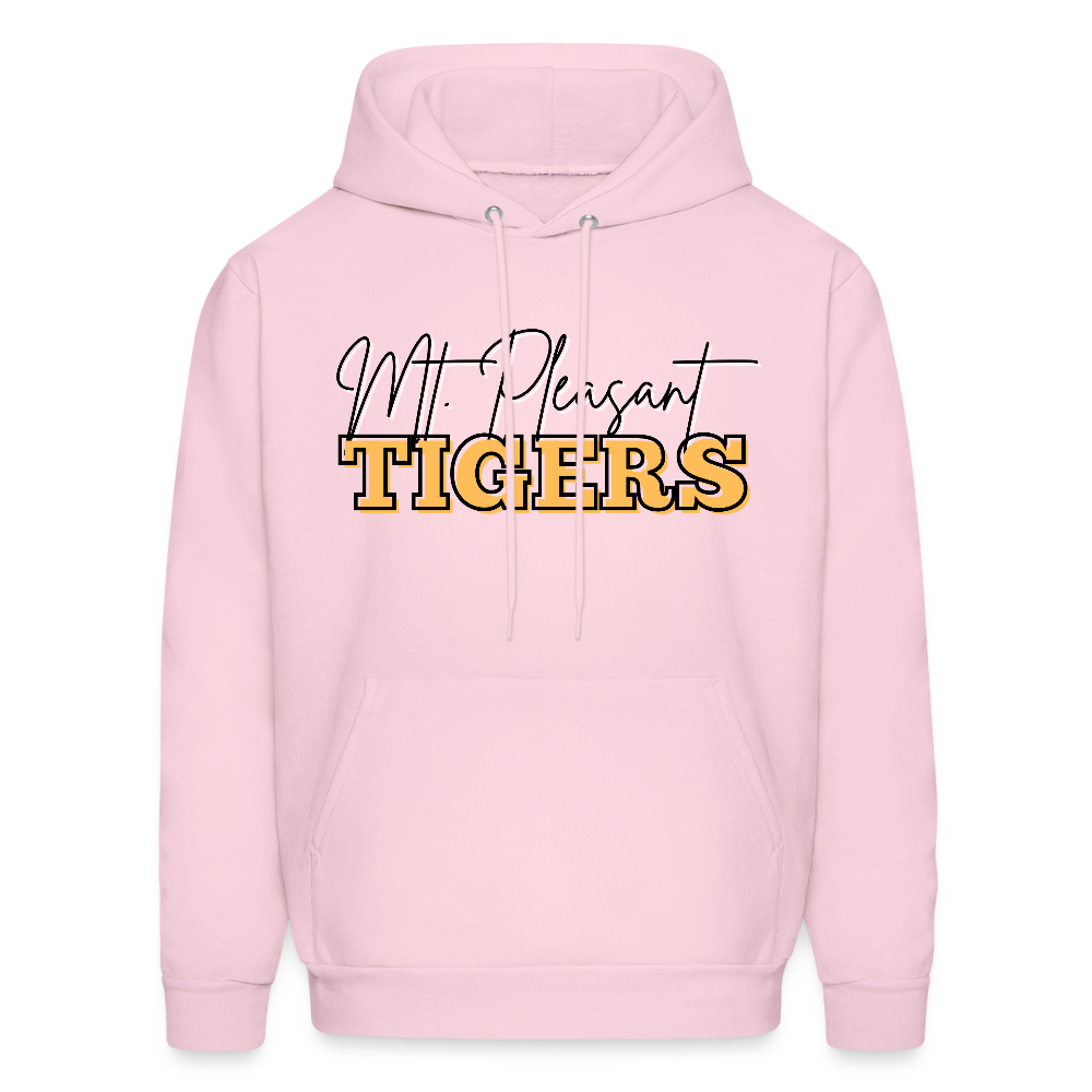 MP Tigers Bleed Black & Gold Men's Hoodie - pale pink